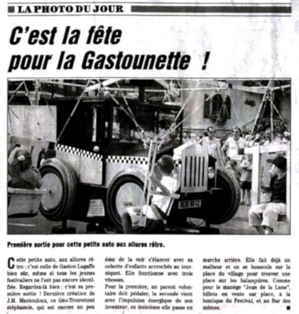 Gastounette Festi mômes Grand Bornand Festival La Toupine Festi mômes